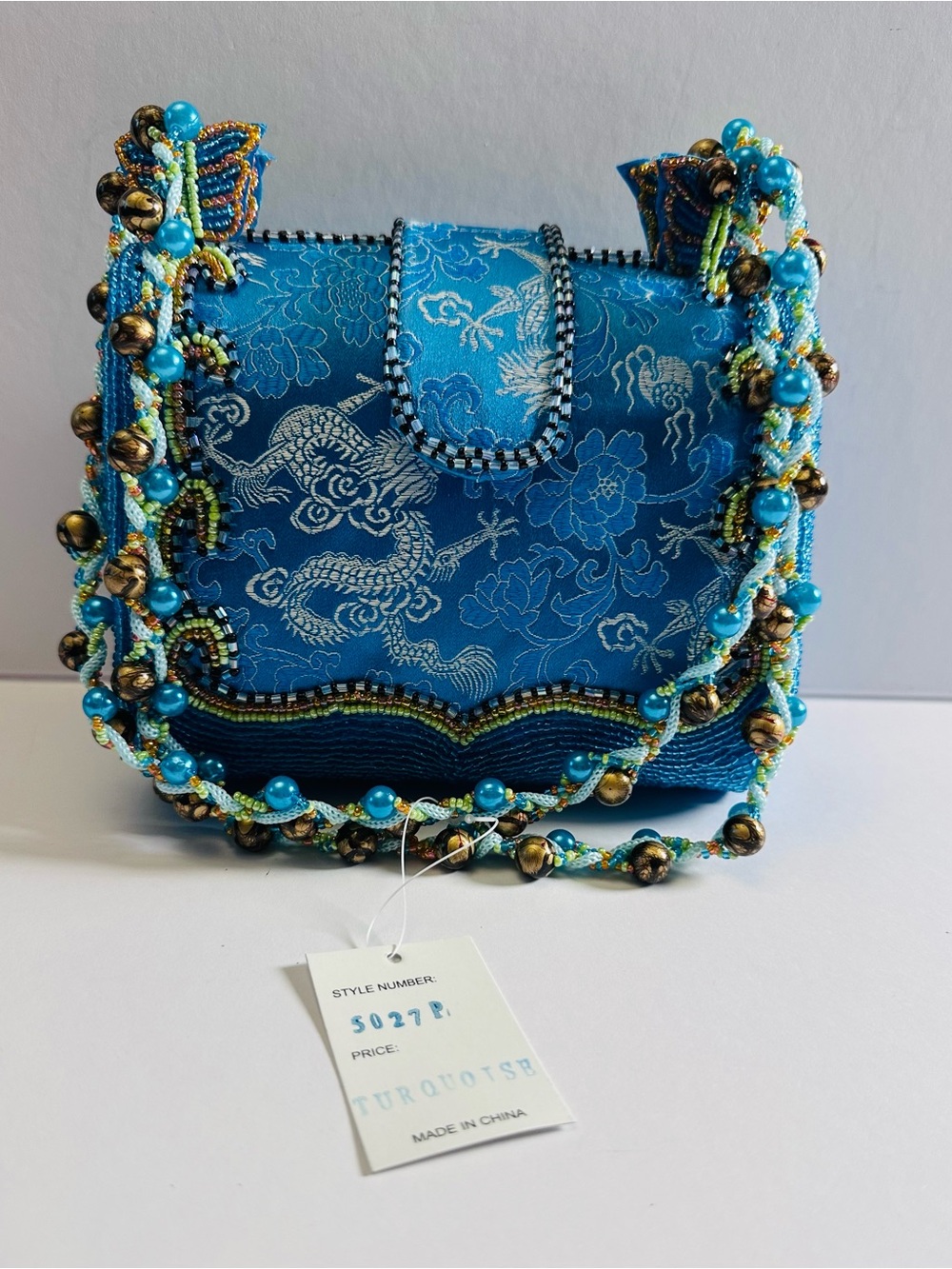 Mary Frances Style Inspired Ornate Bag/Clutch/Handbag Dragonfly